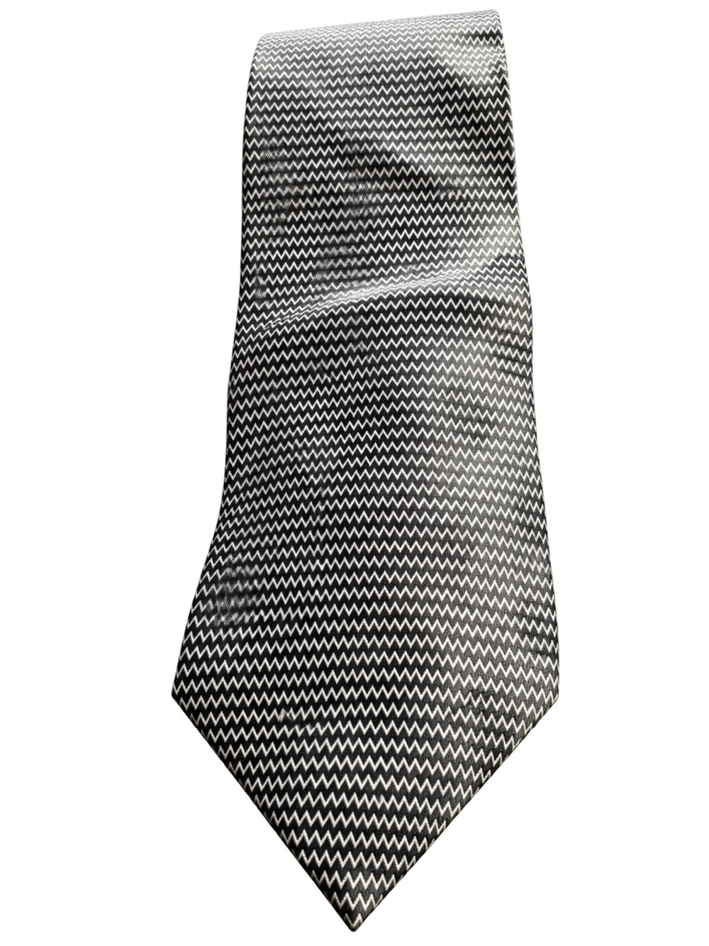 Pierre Balmain Chevron Leopard Print Tie – Vintage Designer 58”